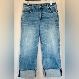 KUT FROM THE KLOTH Sienna High Rise cuffed denim